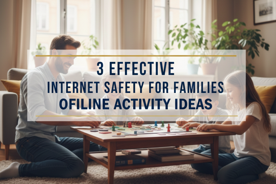 3 Effective Internet Safety for Families Offline Activity Ideas