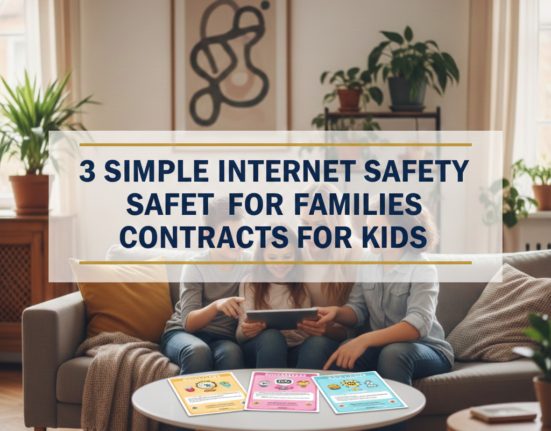 3 Simple Internet Safety for Families Contracts for Kids